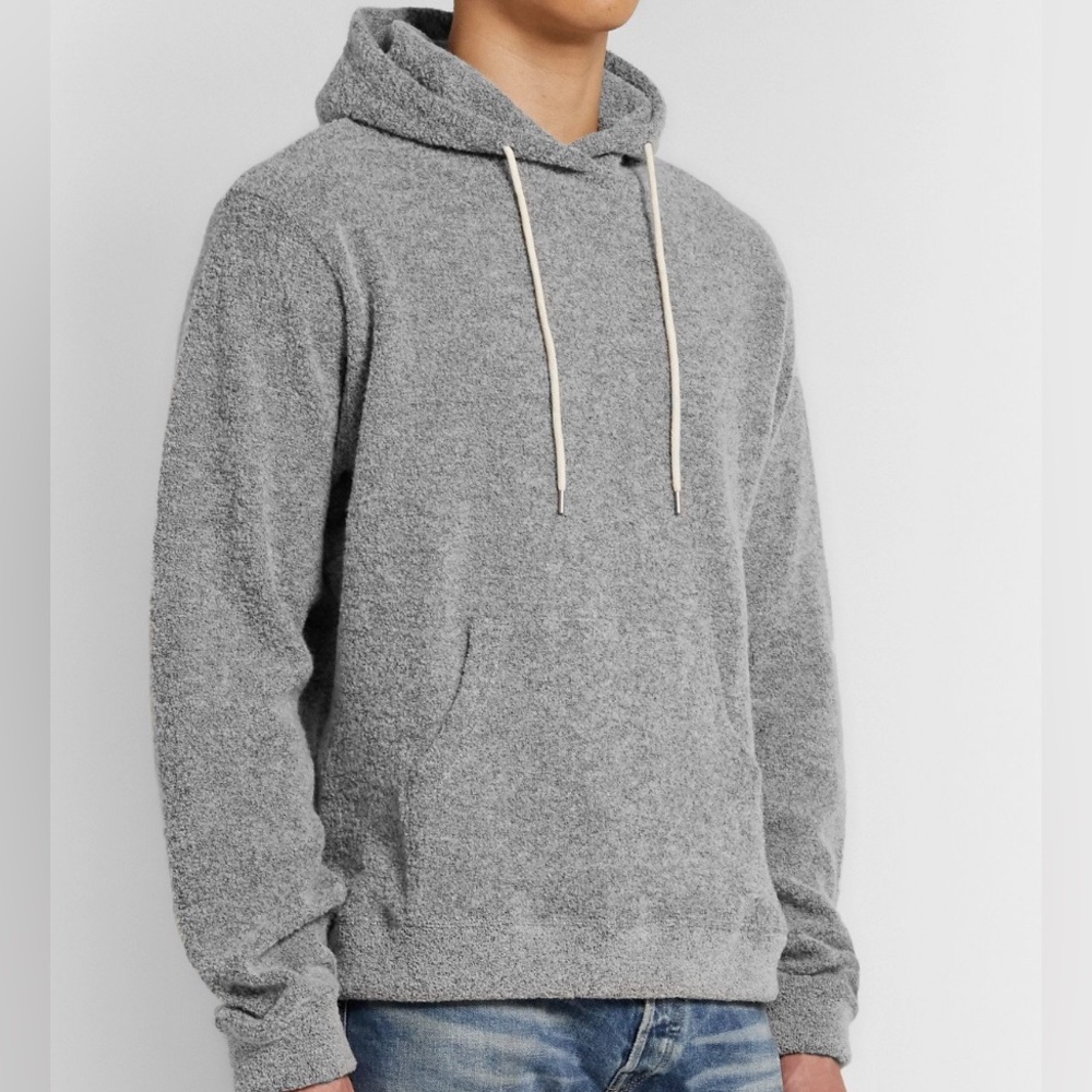 John Elliott Boucle Beach Hoodie Worn 5x